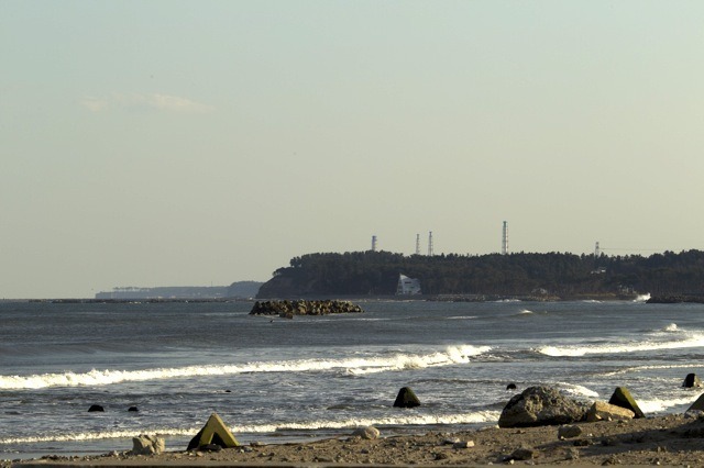 福島県浪江町（2011年4月12日）。福島第1原発から6km　(c) Getty Images