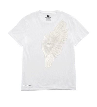 GAP×VISIONAIREのコラボTシャツ、ロー・アスリッジのアートワーク