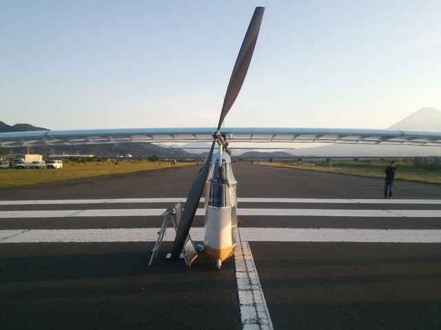 【人力飛行機世界記録】ヤマハのエアロセプシー、天候が味方せず挑戦断念