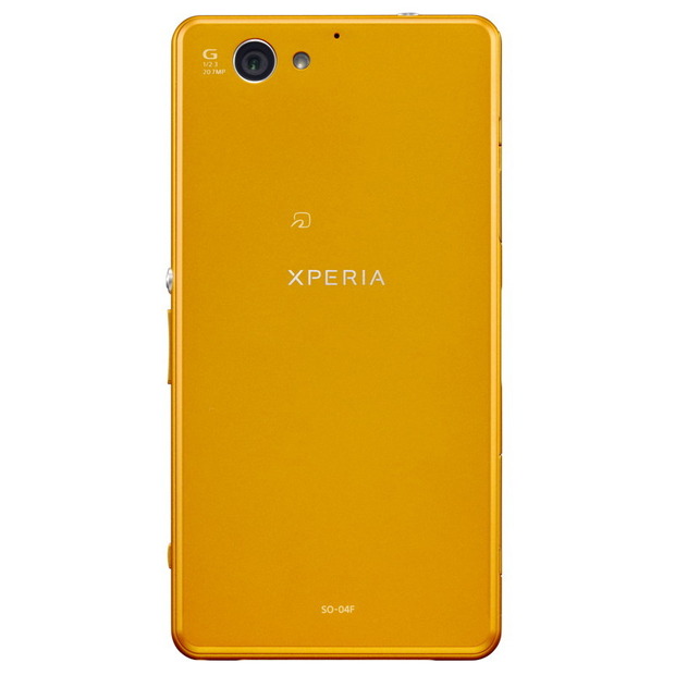 「Xperia A2 SO-04F」Orange背面