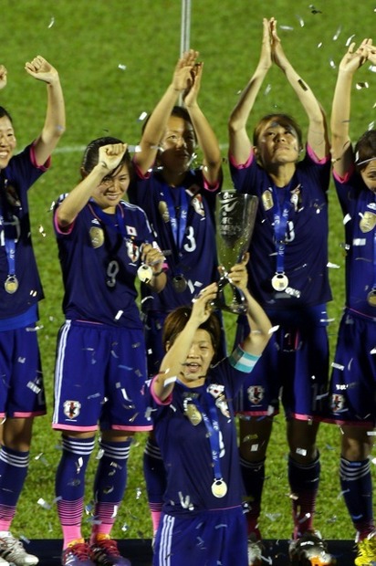 なでしこジャパン（5月25日、AFC女子アジア杯決勝）　(c) Getty Images