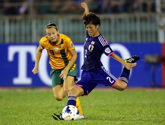 日本対オーストラリア（5月25日、AFC女子アジア杯決勝）　(c) Getty Images