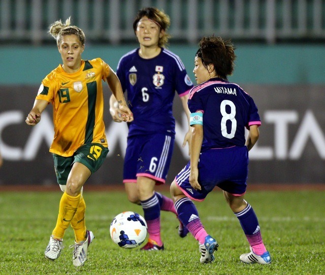 日本対オーストラリア（5月25日、AFC女子アジア杯決勝）　(c) Getty Images