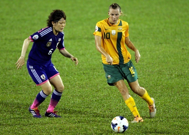 日本対オーストラリア（5月25日、AFC女子アジア杯決勝）　(c) Getty Images