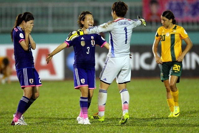 日本対オーストラリア（5月25日、AFC女子アジア杯決勝）　(c) Getty Images