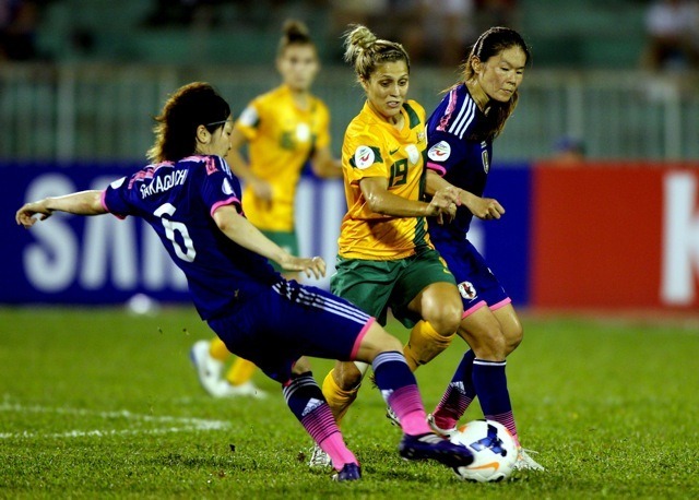 日本対オーストラリア（5月25日、AFC女子アジア杯決勝）　(c) Getty Images