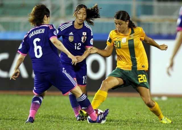 日本対オーストラリア（5月25日、AFC女子アジア杯決勝）　(c) Getty Images