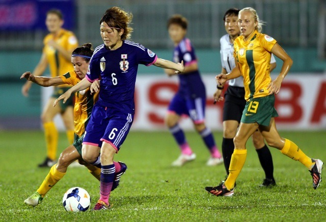 日本対オーストラリア（5月25日、AFC女子アジア杯決勝）　(c) Getty Images