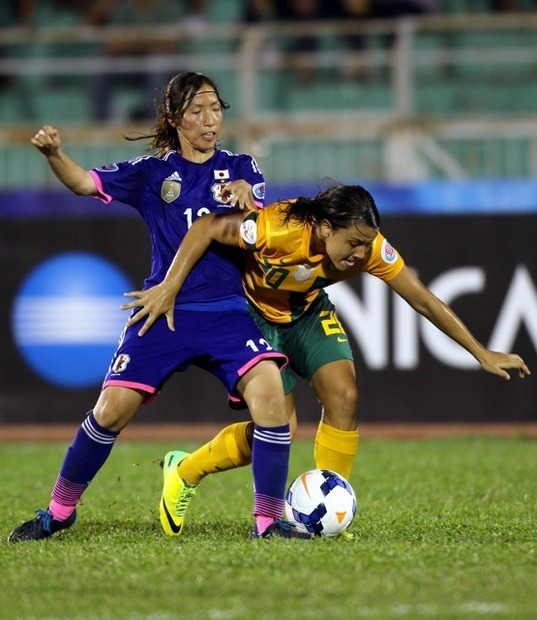 日本対オーストラリア（5月25日、AFC女子アジア杯決勝）　(c) Getty Images