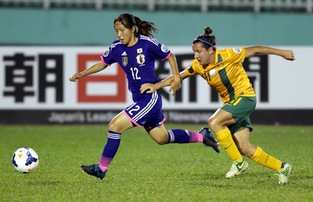 日本対オーストラリア（5月25日、AFC女子アジア杯決勝）　(c) Getty Images