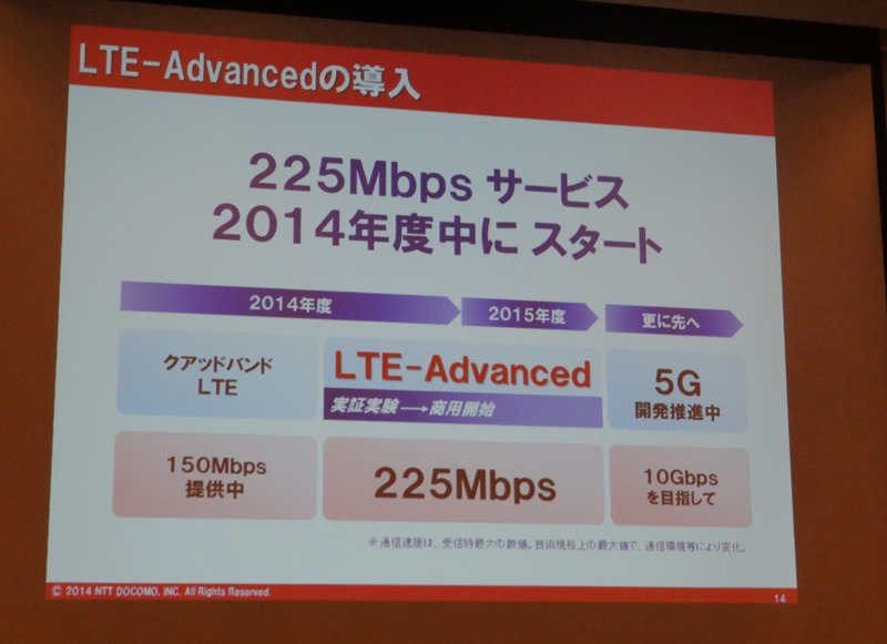 LTE-Advancedについても年度内に新たな戦略を打ち出している