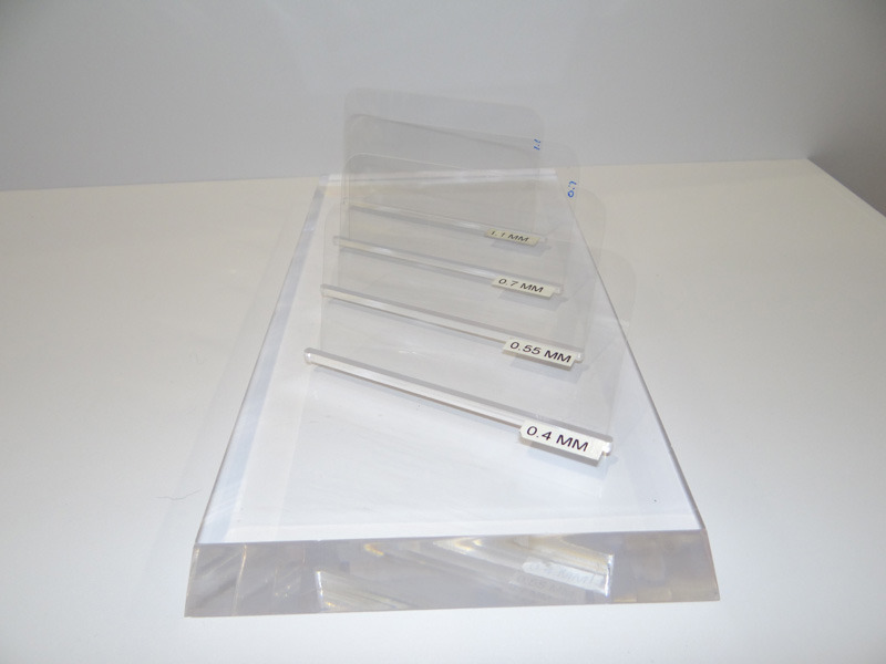 0.4mm厚の極薄カバーガラス