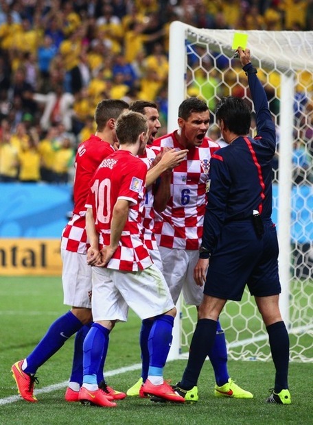 クロアチア対ブラジル戦　(c) Getty  Images