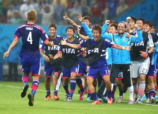 本田が先制ゴール　(c) Getty Images