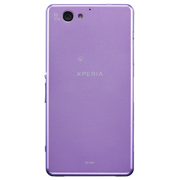 「Xperia A2 SO-04F」Lavender背面