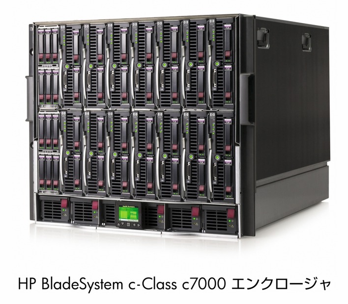 HP BladeSystem c7000キャリアグレード エンクロージャ