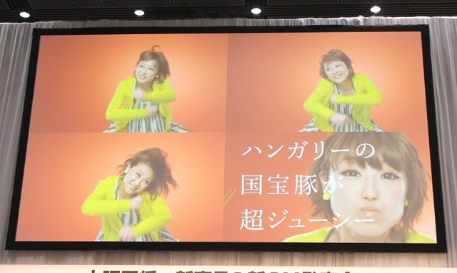 鈴木奈々が出演している大阪王将の新CMの一部