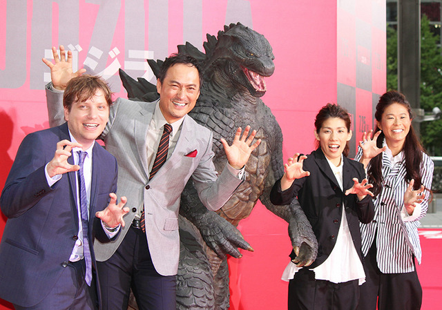 ギャレス・エドワーズ監督＆渡辺謙＆吉田沙保里＆澤穂希／『GODZILLA　ゴジラ』ジャパンプレミアレッドカーペット