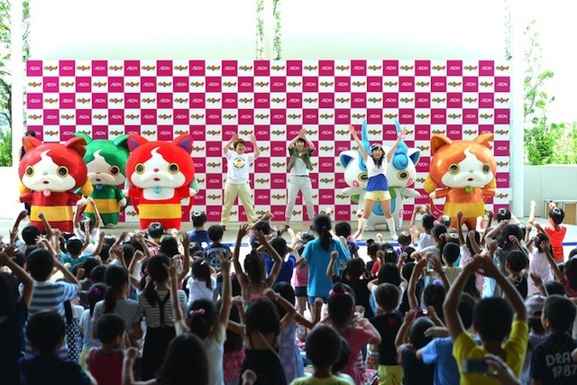 イオン上場40周年キッズフェスタ～夏休みはイオンで妖怪ウォッチ！～（7月12日、イオンモール幕張新都心）