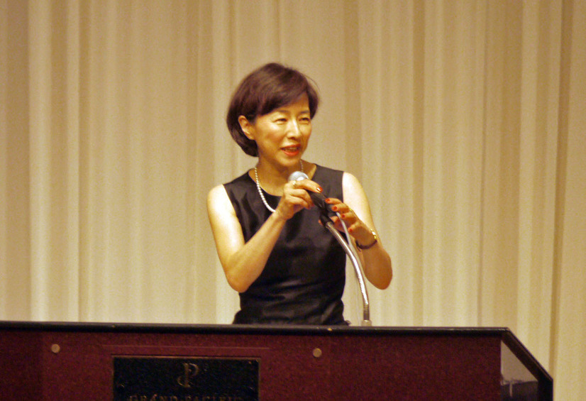 国際女性ビジネス会議　委員長の佐々木かをり氏