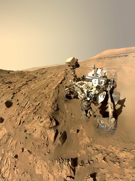 火星探査機「キュリオシティ」　(c) NASA/JPL-Caltech/MSSS