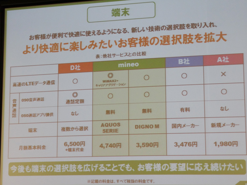 端末の種類も増やしていく