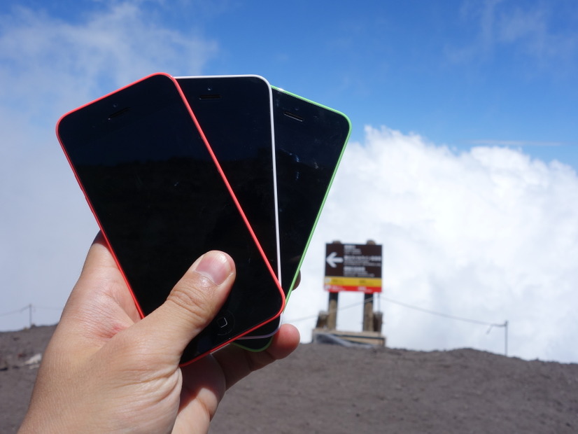 富士山主要4ルート各所で計測