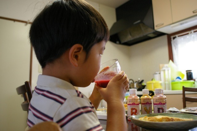 息子が気に入って飲んでいるスムージー