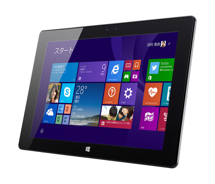 10.1型Windows 8.1タブレット「Endeavor S TB20S」