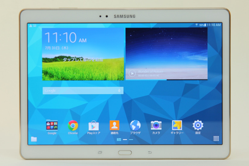 GALAXY Tab S。