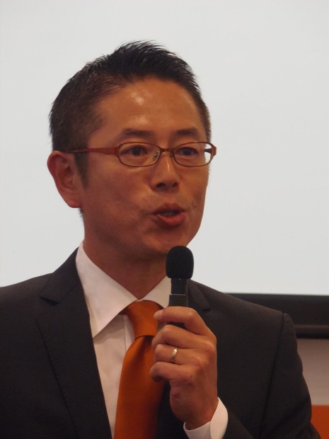 リクルートライフスタイル 執行役員旅行領域担当 部長 宮本賢一郎氏。「ゴルフ需要の活性化を支援していきたい。この企画は我々のマジ部のプロジェクトの一環だが、これ以外にも複数のマジ部を企画していく。将来的には、国内旅行の活性化にもつながっていけば嬉しい」