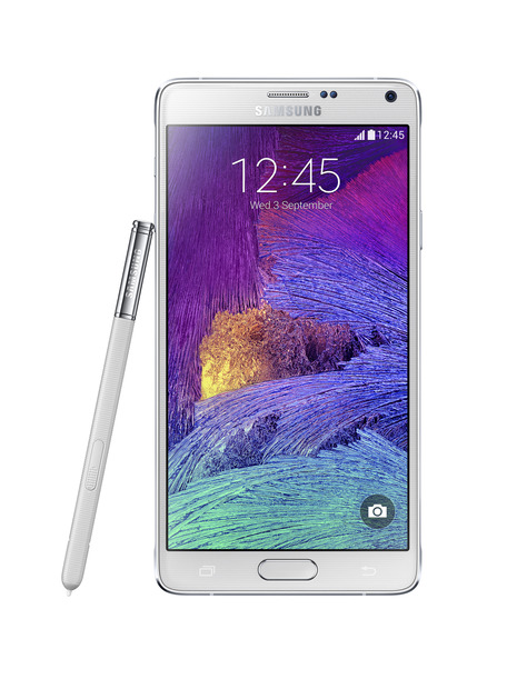 「GALAXY Note 4」Frost Whiteモデル