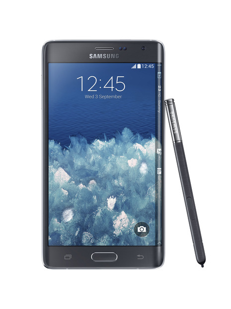 「GALAXY Note Edge」ブラックモデル