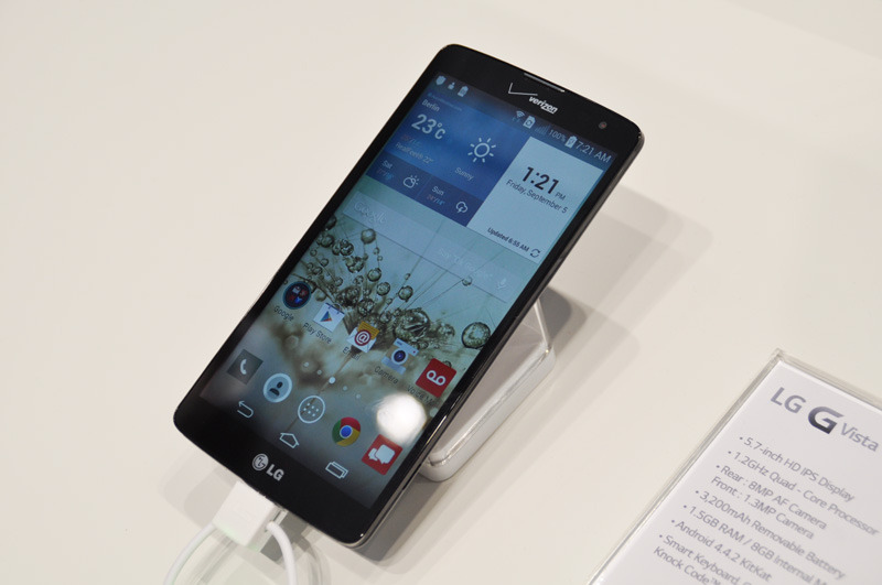 北米市場向けにベライゾンから供給される「LG G3 Vista」