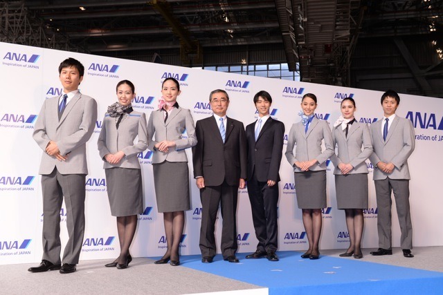 ANAグループの新制服デザインお披露目（4月24日）