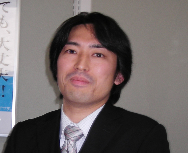 グローバルフレンドシップの藤原氏。藤原氏がグローバルフレンドシップの秘密分散エンジンの初期バージョンの開発者