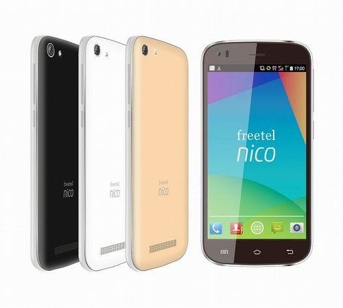 デュアルSIMスロットを搭載したSIMフリー5型スマートフォン「freetel nico」