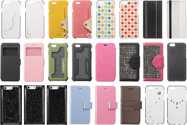 「au +1 collection」で発売されるiPhone 6/6 Plus向けケース