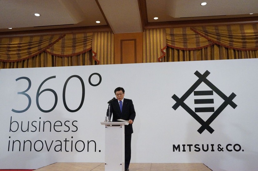 全方位で事業活動を続ける三井物産を象徴して「360° business innovation.」をスローガンに掲げた
