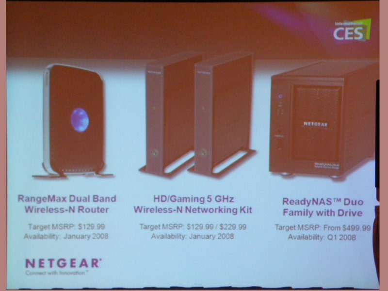 説明の3製品の発売時期と価格。この説明会では比較的早期に発売される製品を集めたようだ