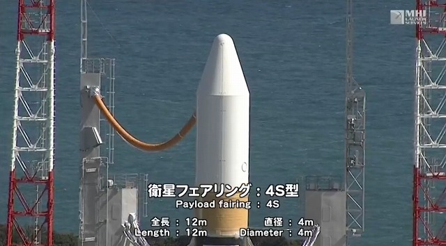 ひまわり8号打ち上げ直前の模様（YouTubeライブ中継より）（C） 宇宙航空研究開発機構（JAXA）