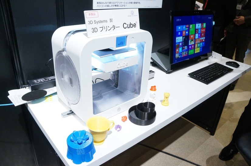 3Dプリンターと組み合わせることで、3Dカメラでスキャンしたデータから立体モデルも作成可能になるという