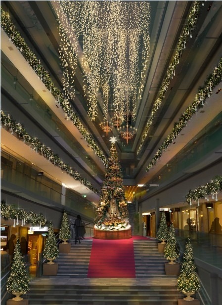 表参道ヒルズのクリスマスに巨大ジオラマツリー登場！ ノスタルジックな心温まる雰囲気を演出