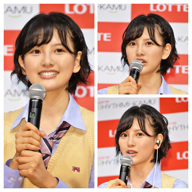 兒玉遥／「イヤホン型ウェアラブルデバイス」発表記者会見の様子