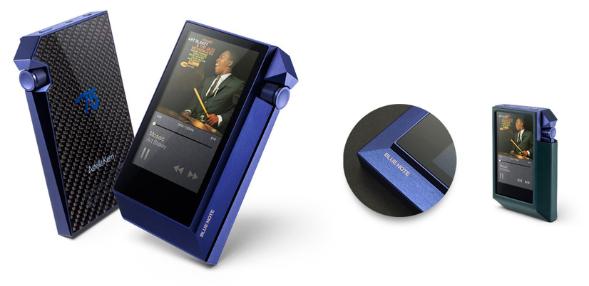 「Astell&Kern AK240」にブルーカラーを施し、シリアルナンバーも印字