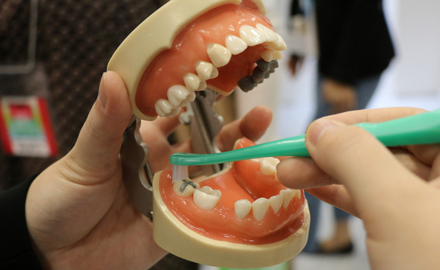 奥歯専用の歯ブラシ