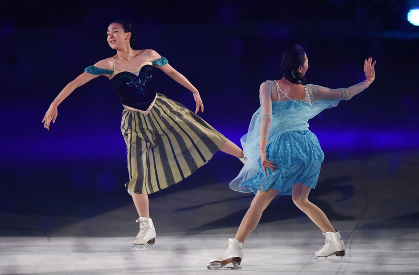 浅田真央と浅田舞(c)gettyimages