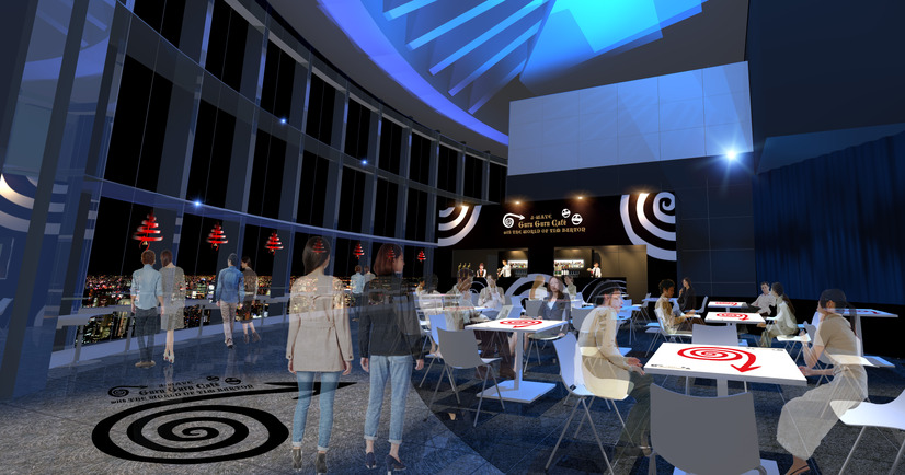 ティムバートンコラボカフェ「Guru Guru Cafe with THE WORLD OF TIM BURTON」店内イメージ
