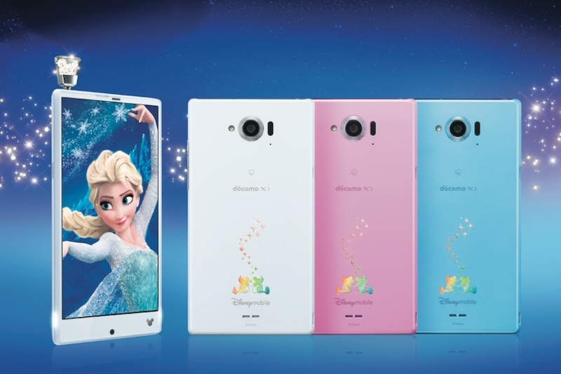 「アナと雪の女王」コンテンツがそろった「Disney Mobile on docomo SH-02G」は20日発売