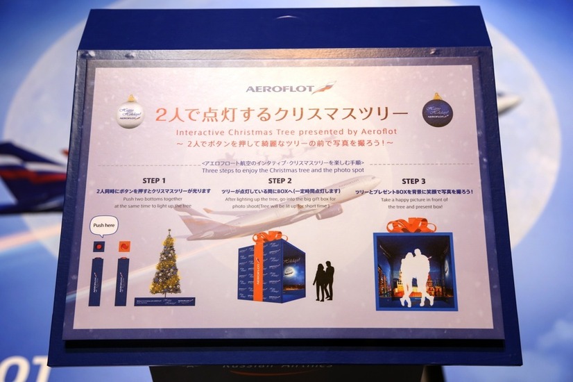 アエロフロート・クリスマスツリー（成田国際空港）